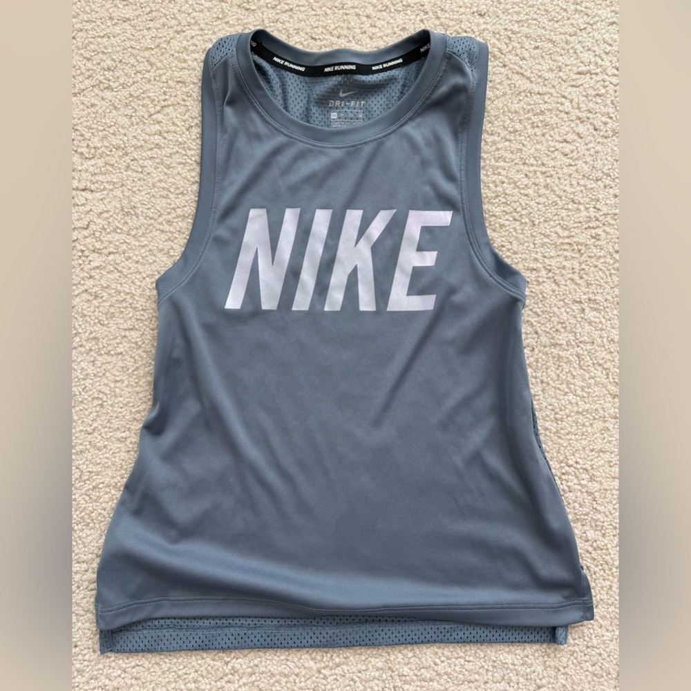 Nike Women's Blue Gray Tank Top